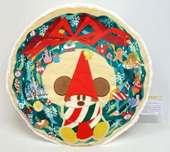 東京ディズニーシー クッション(非売品) ワゴンゲーム ベージュ(リース)/Li'l Ring Ring Christmas 2022 2021