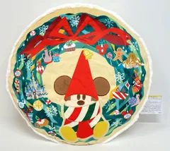 東京ディズニーシー クッション(非売品) ワゴンゲーム ベージュ(リース)/Li'l Ring Ring Christmas 2022 2021