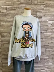 新品ベティちゃんオーバーサイズトレーナー大きいリボン2　オートミール
