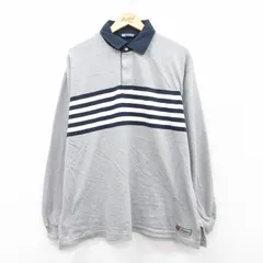XL/古着 エアロポステール 長袖 ブランド ラガー シャツ メンズ 大きいサイズ コットン グレー 霜降り 25sep02 中古 トップスのサムネイル