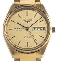 ★良品！LONGINES ロンジン アドミラル 5スター L7.634.2 デイデイト 自動巻き メンズ★