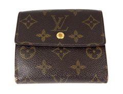LOUIS VUITTONのモノグラム エリーズ コンパクトウォレット Wホック