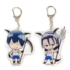 【中古】キーホルダー・マスコット(キャラクター) [単品] 荒北靖友＆東堂尽八(虫歯菌姿) アクリルキーホルダー2個セット 「弱虫ペダル GRANDE ROAD ミニドラマCD SIDE ROAD4 アニメイト限定版」 同梱特典