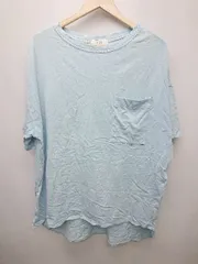 ◇ SLOBE IENA スローブ イエナ 半袖 Tシャツ カットソー ライトブルー レディース P  【1405290005299】