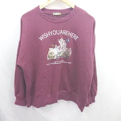 ◇ ⊇ kuti クティール アソート裏毛 長袖 スウェットプルオーバー サイズＦ レッド系 レディース E  【1507160033613】