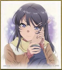 [중고] 종이제품 사쿠라지마 마이(코트) 미니 색종이 색 이거 [이치반 복권 청춘 돼지 놈은 토끼 걸 선배의 꿈을 꾸지 않는다~ 청춘 돼지 놈에게 보내는 히로인들의 새로운 일면~] E상