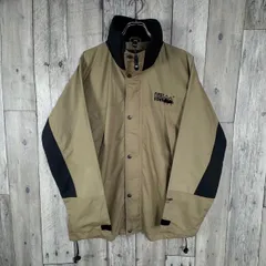 FIRST DOWN ファーストダウン フード収納 マウンテンパーカー 裏地付き フルジップ ジャケット メンズ M サイズ