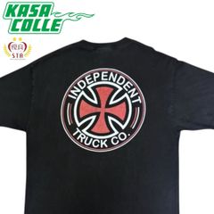 【INDEPENDENT】インディペンデント ネームロゴ NHSタグ Vintage Tシャツ L