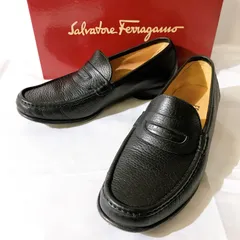 新古品✨【Ferragamo】フェラガモ ヴァラローファー US7.5 革靴アウトソール縦長は272cm