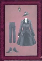 【中古】グッズセット リドル・ローズハート 「ディズニー ツイステッドワンダーランド 衣装ステッカー＆クリアファイルコレクション」