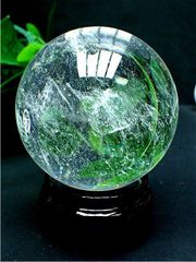 直径約: 85mm 超綺麗★水晶丸玉B84B1/55B46C