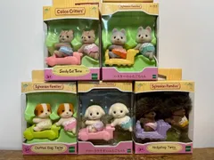 現在開催中のキャンペーン&お得情報 シルバニアファミリー ふたご赤ちゃん 5点セット ハスキー きせかえ人形・ハウス