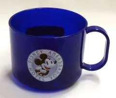 【中古】マグカップ・湯のみ(キャラクター) ミッキー(ブルー) 子ども用マグカップ(プラコップ) 「ディズニーアンバサダーホテル」 アメニティグッズ