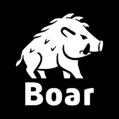 車 ステッカー 13cm  イノシシ 猪 ボア 山 BOAR  英字 給油口 おもしろ バイク かっこいい カー用品 かわいい シール おしゃれ 転写式 白 送料無料のサムネイル