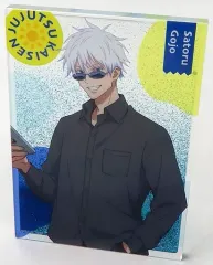 【中古】アクリルスタンド・アクリルパネル 五条悟 オイルインラメアクリルブロック Holiday Ver. 「呪術廻戦 -マルイ POP UP SHOP-」