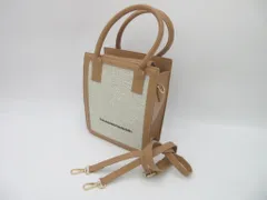 美品 CHAUNGTAI&QBI SAWNYOIO ハンド バッグ ベージュ ■■レディース