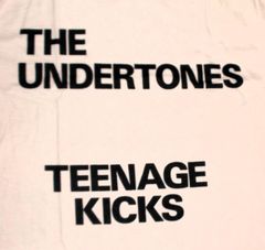 アンダートーンズ Tシャツ UNDERTONES Teenage Kicks 正規品 バンドTシャツ
