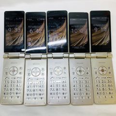 ★【訳あり品】docomo  AQUOS ケータイ  SH-02L ゴールド (10台セット)