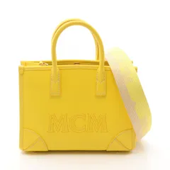 エム・シー・エム MCM トートバッグ ミュンヘン イエロー レザー 2wayショルダー レディース Used Aのサムネイル