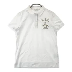 サイズ：M MUNSING WEAR マンシングウェア  半袖ポロシャツ 刺繍  ホワイト系 [240101405943]# ゴルフウェア レディース ストスト