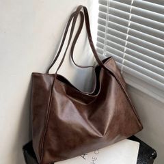 ［大容量バッグ］ショルダーバッグ a4サイズ 仕事カバン キャンバスバッグ ブラウン コーヒーブラウン ハンドバッグ レディース ブランドハンドバッグ レディース 高見え 韓国 斜めかけバッグ 90年代風 軽量 かわいい 小さめバッグ Y2k zara