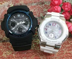恋人たちのGショックペアウォッチ G-SHOCK BABY-G ペア腕時計 カシオ 2本セット gショック 電波ソーラー AWG-M100A-1AJF BGA-1100GR-7BJF  ラッピング無料