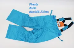 Phenix フェニックス ジュニア スキーサロペット 105-125cm ターコイズ EPBD1094 パンツ キッズ スポーツ R2510-010