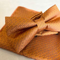 蝶ネクタイ オレンジ 結婚式 新郎 メンズ お洒落 スーツ 二次会 ネクタイ 披露宴 お色直し メンズコーデ パーティー 上品 フォーマル ウェディング 2点セット ブライダル タキシード 制服 高級感 イベント 大人気 安い ボウタイ 簡易装着 n18