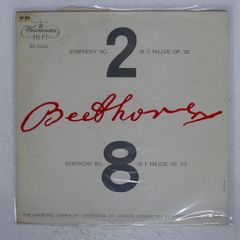 米 US盤 ヘルマンシェルヘン/ベートーヴェン/SYMPHONY NO. 2 IN D MAJOR, OP. 36 / SYMPHONY NO. 8 IN F MAJOR, OP. 93/WL5362 LP