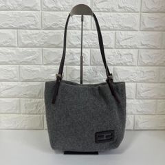 FENDI　フェンディ　ウール　レザー　ショルダーバッグ