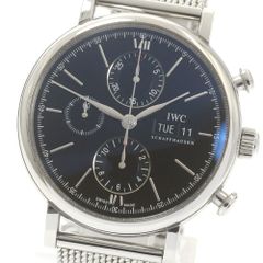 IWC IWC SCHAFFHAUSEN IW391010 ポートフィノ クロノグラフ デイデイト 自動巻き メンズ保証書付き_868893