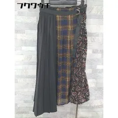 ◇ PAGEBOY ページボーイ ウエストゴム 総柄 切替 ロング スカート サイズF ブラック レディース 【中古】 【1103290008769】のサムネイル