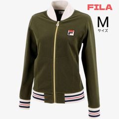 FILA  フィラ  テニス  ウェア  トラックジャケット  Мサイズ  中古品  カーキ（深緑）