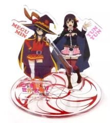 【中古】アクリルスタンド・アクリルパネル めぐみん＆ゆんゆん アクリルスタンドセット(2個組) 「映画 この素晴らしい世界に祝福を! 紅伝説」 EJアニメシアター限定