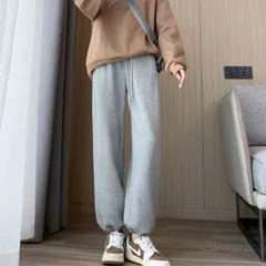 スウェットパンツ ロングパンツ 裏起毛 裏シャギー 暖パン スウェット スエット 韓国ファッション スエットパンツ レディース メンズ 男女兼用 冬 男女兼用 リラックス ルームウェア デイリー あたたかい あったかい 韓国 服