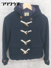 ■ Ray BEAMS レイ ビームス 長袖 ダッフル コート 1サイズ ネイビー レディース 【中古】 【1002798924734】