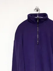 【RUSSELL ATHLETIC × L.L.Bean】90s USA製 ハーフジップスウェット M ラッセルアスレチック エルエルビーン LLBean ヴィンテージ 古着