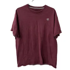 Champion 半袖 ロゴ Tシャツ XL ワインレッド チャンピオン クルーネック 古着卸 アメリカ仕入 a707-5782