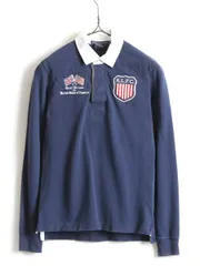 ■ ラルフローレン スポーツ 鹿の子 長袖 ポロシャツ ( レディース M ) 