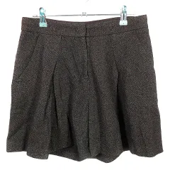 シーバイクロエ SEE BY CHLOE パンツ ショート ショーパン ジップフライ 厚手 ウール 総柄 36 茶 ブラウン ボトムス /CKのサムネイル