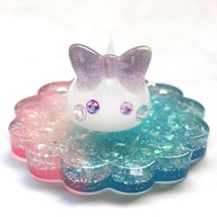 ベビーパープルほっぺちゃん／ベビーシリーズ／デカ／ストラップ／サン宝石