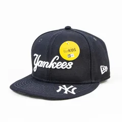 【ニューエラ正規品】KIDS 子供用 ニューエラ 帽子 キャップ Youth 9FIFTY MLB Visor Logo ニューヨーク・ヤンキース ネイビー(商品番号：14325154)