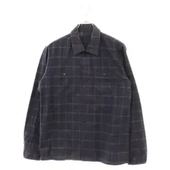 N.HOOLYWOOD (エヌハリウッド) チェック コットン 長袖シャツ ネイビー 252‐SH07のサムネイル