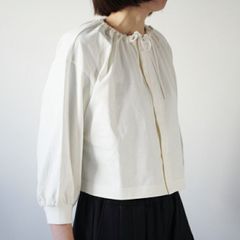 LE GLAZIK | DCT CREW NECK CARDIGAN (off white) size 36 | 르 글래직 크루넥 가디건