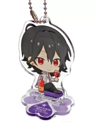 【中古】キーホルダー・マスコット(キャラクター) 朔間零 「あんさんぶるスターズ!×animatecafe トレーディングアクリルスタンドキーホルダー 夢ノ咲ピクニックver. Cグループ」