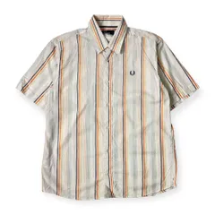 FRED PERRY フレッドペリー ストライプ 半袖シャツ L/マルチ メンズ