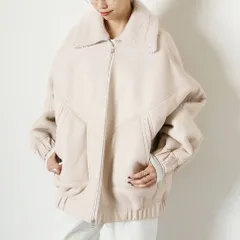 BLANCHA ④ 22010521401030 BOMBER ジャケット レディース アイボリー 40