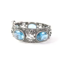 美品☆GUCCI グッチ AG925 インターロッキングG ラインストーン  