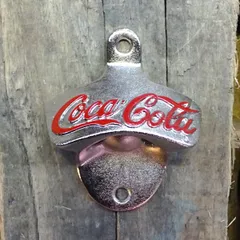 栓抜き 壁面用 コカコーラ メタルウォールマウント ボトルオープナー　COCA-COLA BRAND レトロキッチン ガレージ インテリア アメリカン雑貨アメリカ雑貨のサムネイル