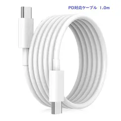 【 新品 未開封 】   ROYALMONSTER PD100W Type-Cケーブル 1.0m ［USB Power Delivery対応］ WH RM-1838CABLE-WH1.0 未使用 送料無料